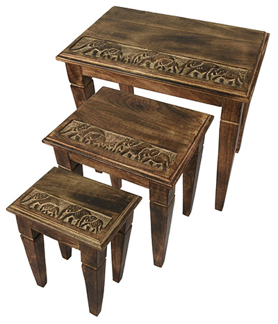 Set Of 3 Elephant Tables